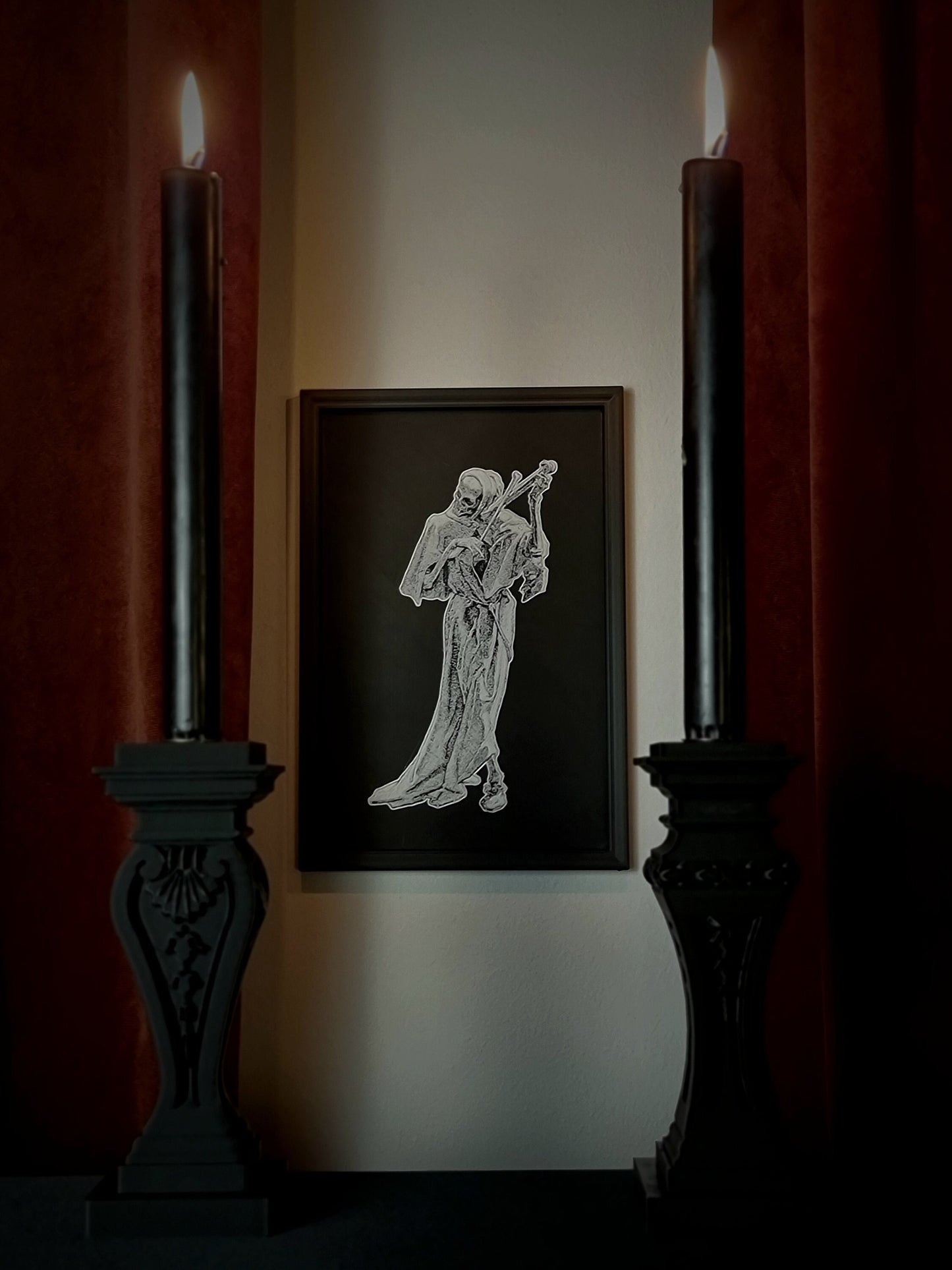 Framed Picture "Death the Avenger", 3D-PRINTED
