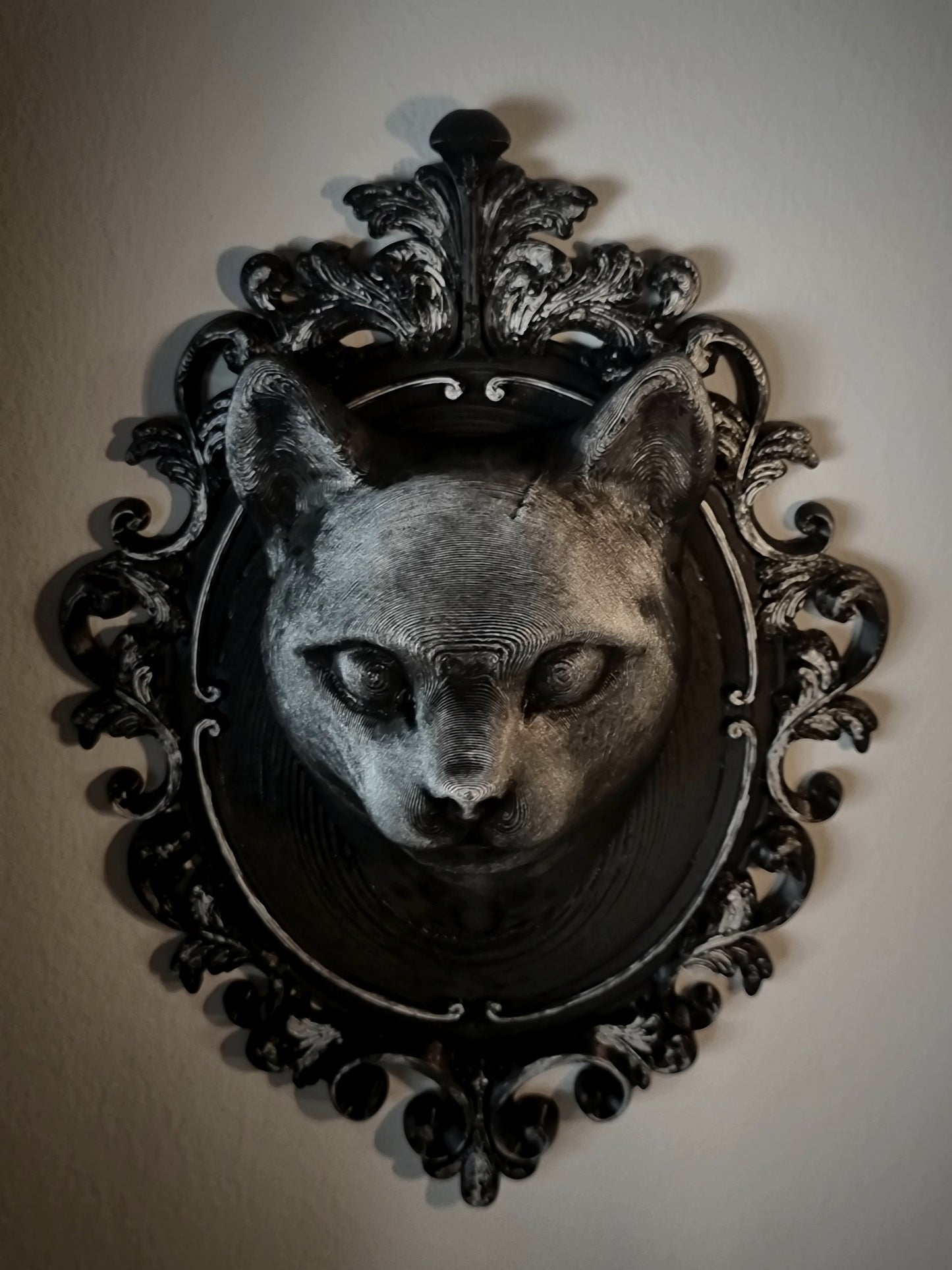 Gothic Victorian Frame "Blake Cat", 3D-PRINTED