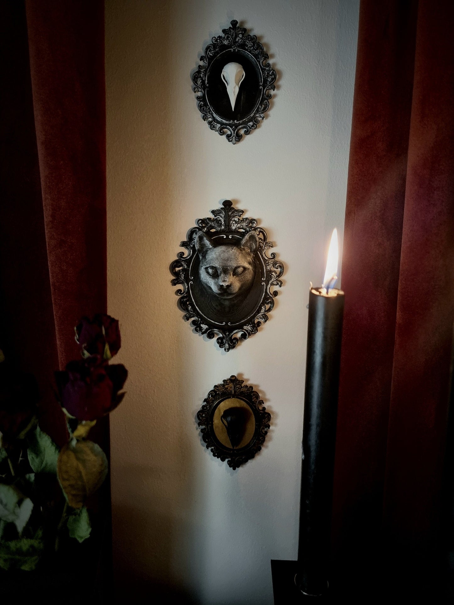 Gothic Victorian Frame "Blake Cat", 3D-PRINTED