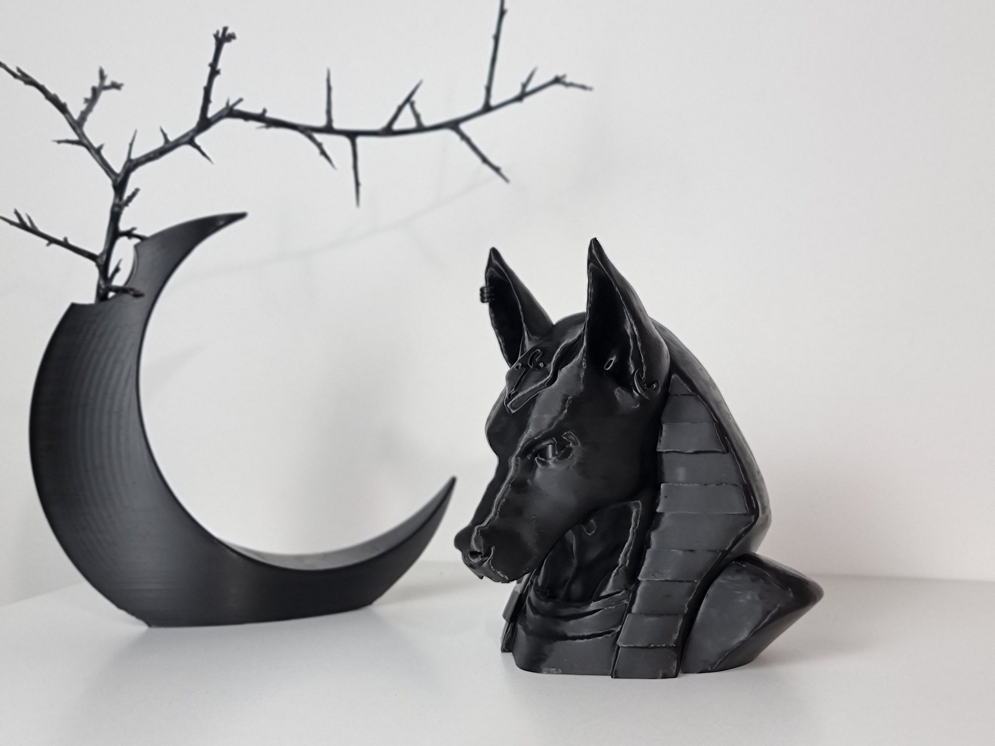 Anubis God of Death Sculpture, Anubis Statue, Egyptian God Anubis, Anubis God of Death, Egyptian Deities, Ancient Egypt Statue, 3D-PRINTED