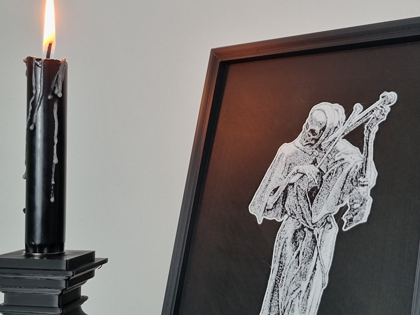 Framed Picture "Death the Avenger", 3D-PRINTED