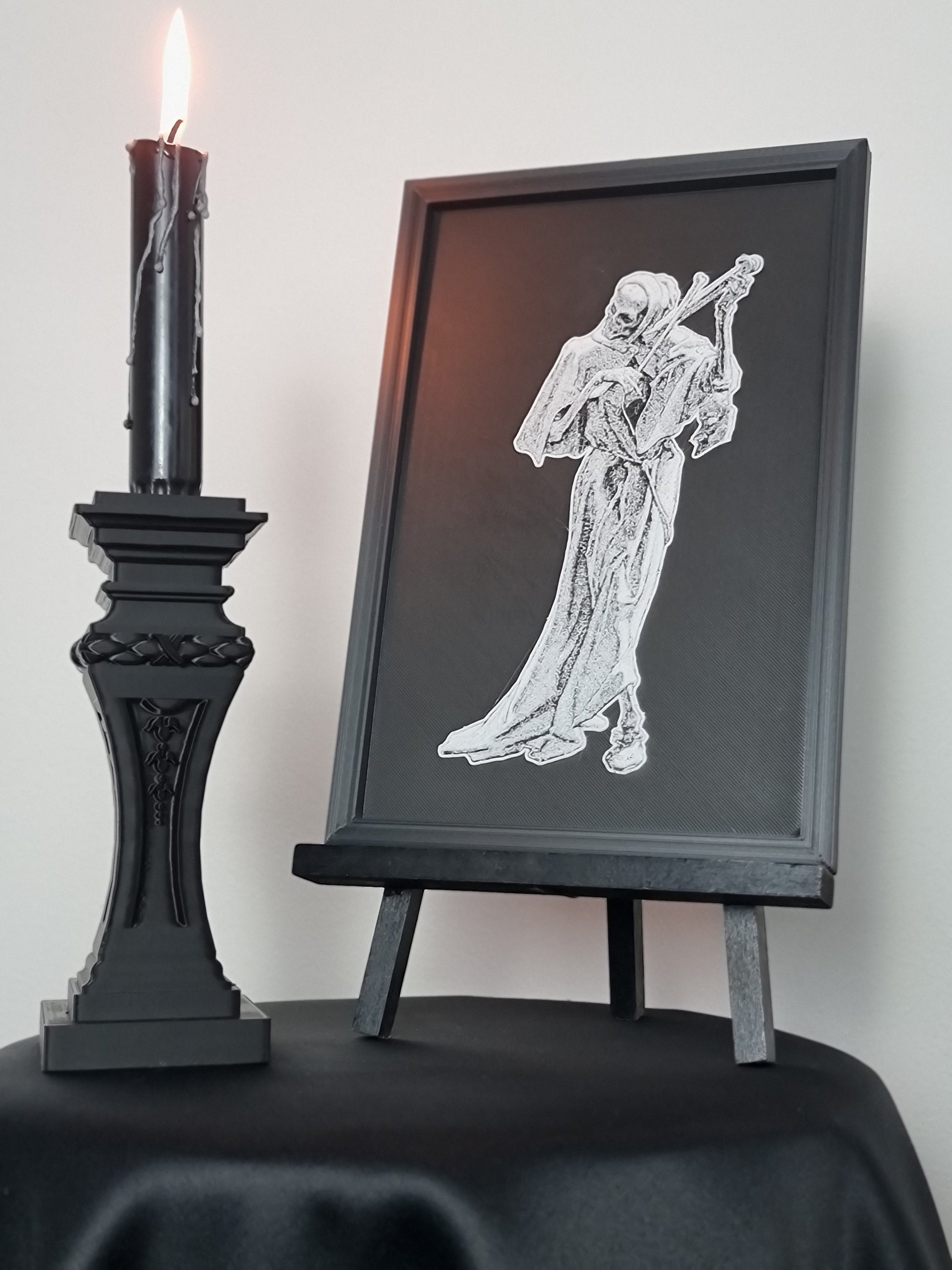 Framed Picture "Death the Avenger", 3D-PRINTED