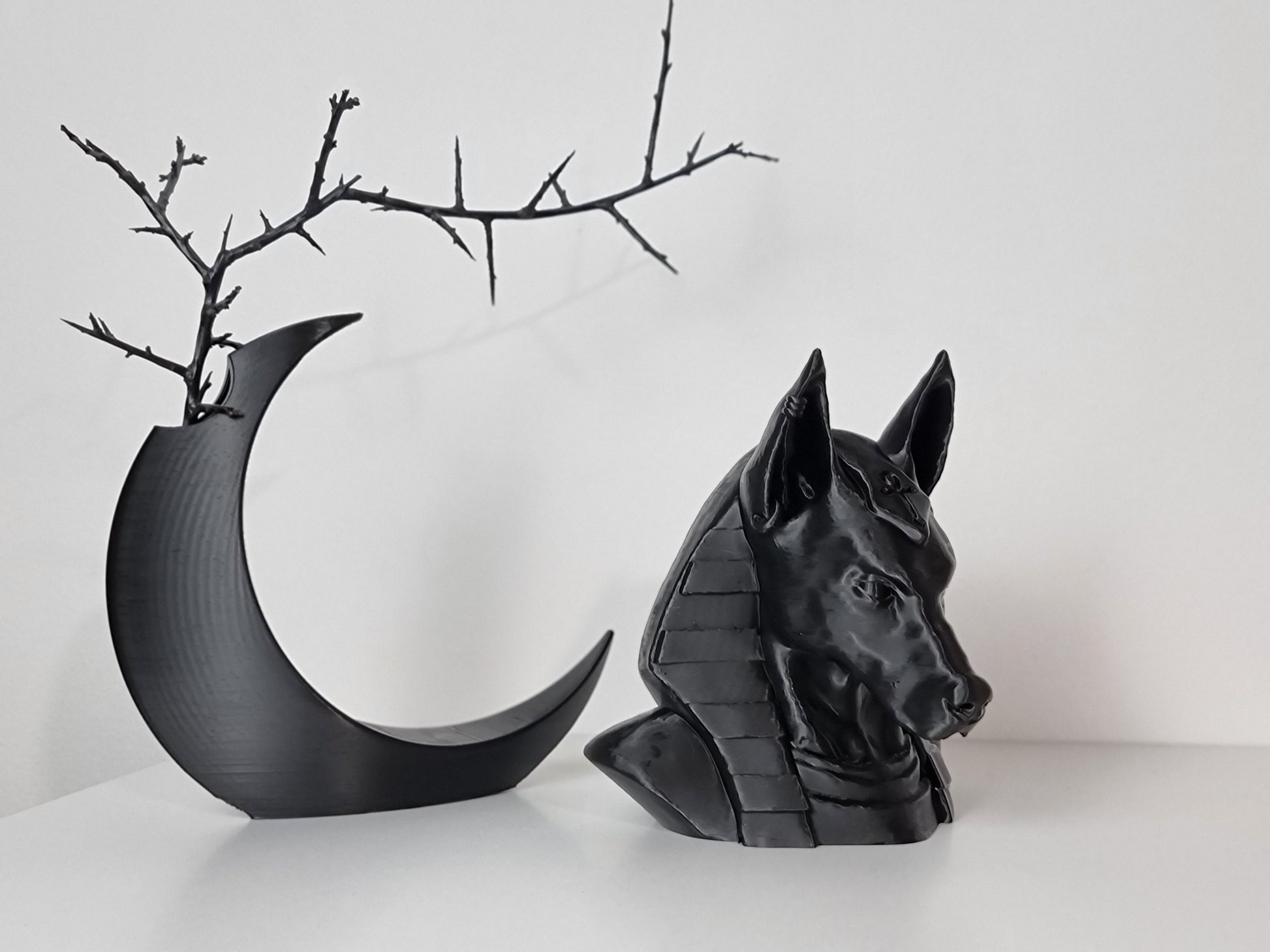 Anubis God of Death Sculpture, Anubis Statue, Egyptian God Anubis, Anubis God of Death, Egyptian Deities, Ancient Egypt Statue, 3D-PRINTED