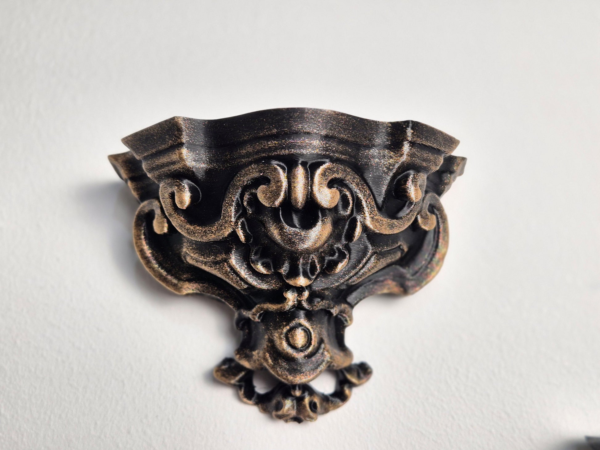 Baroque Shelf For Wall Decoration, Shelf Candle Holder, Wall Console, Wall Corbel, Display Shelf, Decorative Shelf, 3D-PRINTED