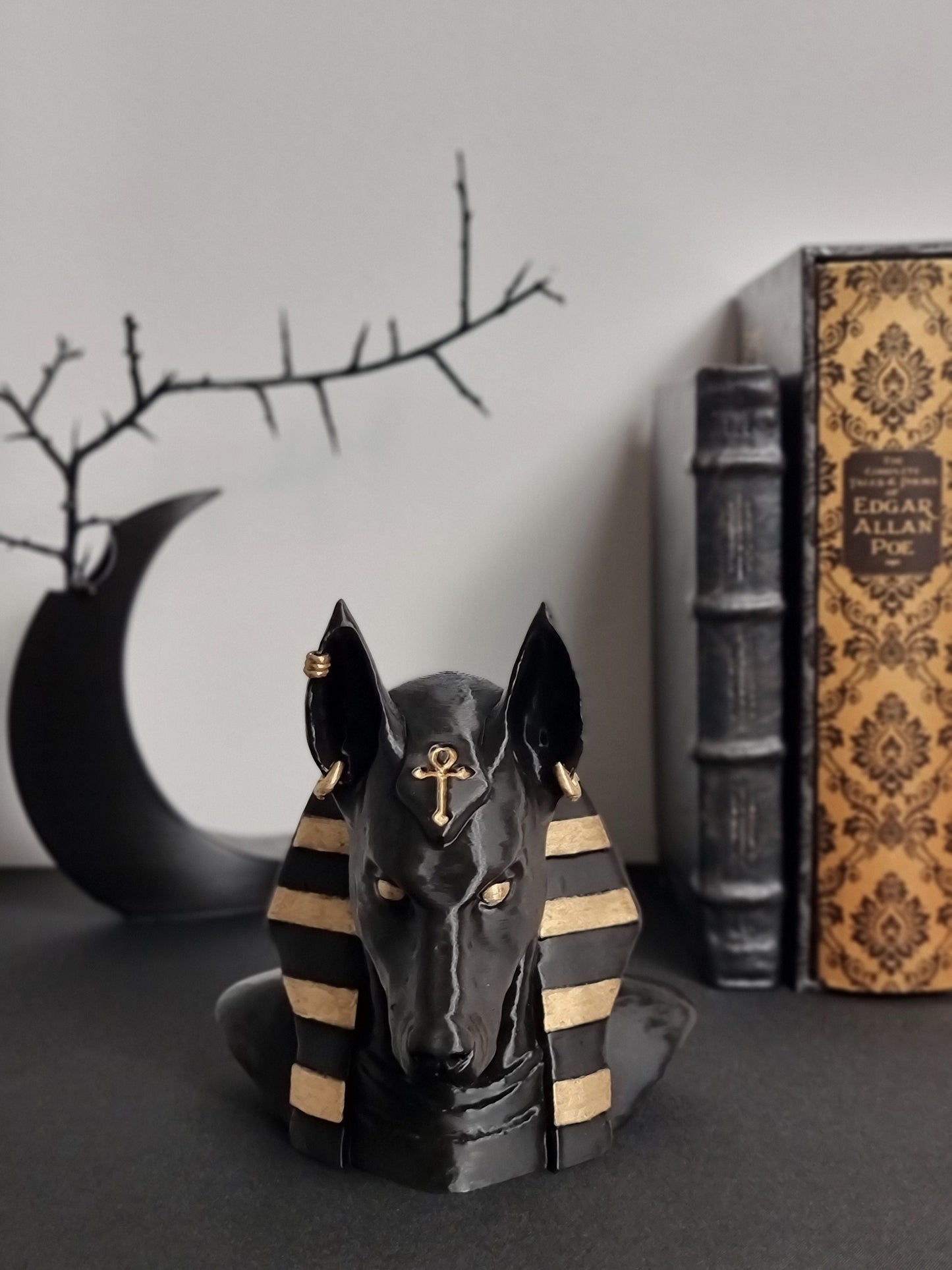 Anubis God of Death Sculpture, Anubis Statue, Egyptian God Anubis, Anubis God of Death, Egyptian Deities, Ancient Egypt Statue, 3D-PRINTED