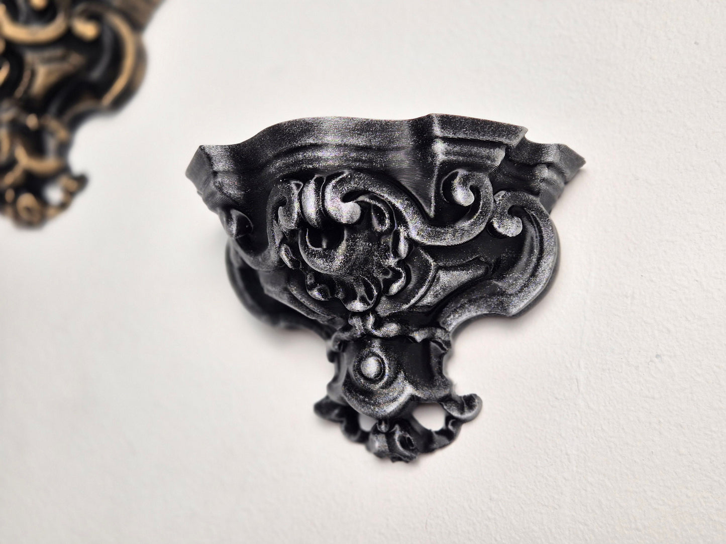 Baroque Shelf For Wall Decoration, Shelf Candle Holder, Wall Console, Wall Corbel, Display Shelf, Decorative Shelf, 3D-PRINTED