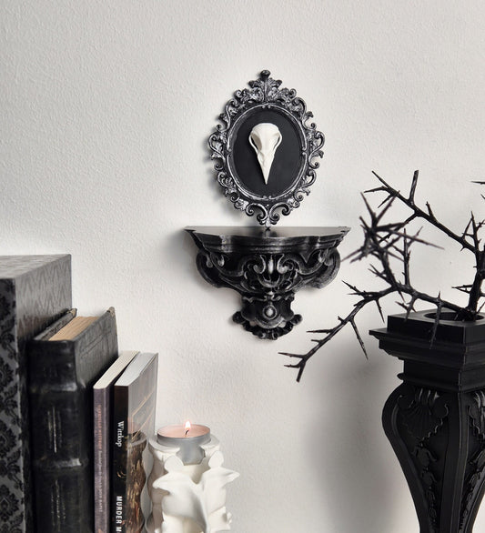Baroque Shelf For Wall Decoration, Shelf Candle Holder, Wall Console, Wall Corbel, Display Shelf, Decorative Shelf, 3D-PRINTED