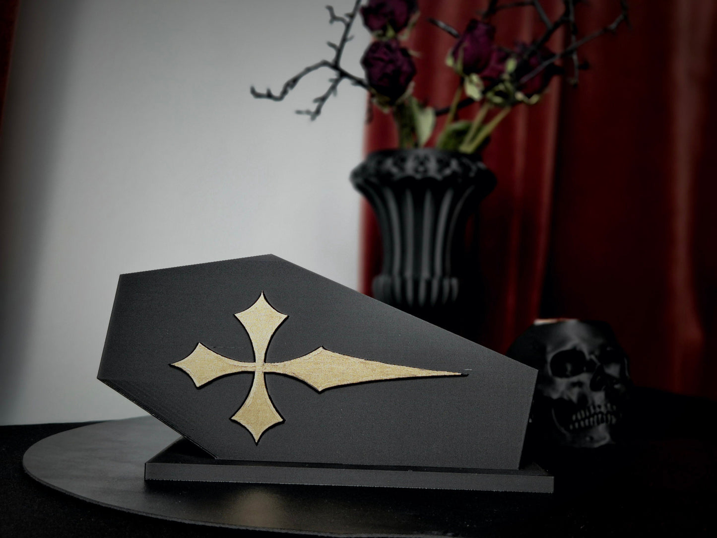 Gothic Coffin Makeup Organiser, Goth Makeup Box, 3D-PRINTED