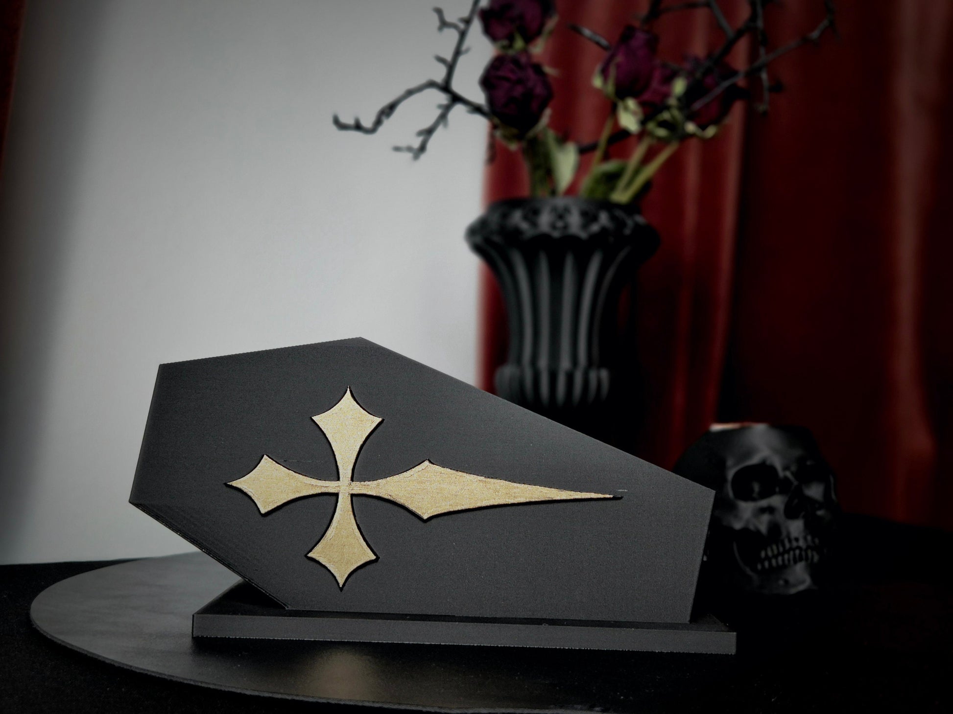 Gothic Coffin Makeup Organiser, Goth Makeup Box, 3D-PRINTED