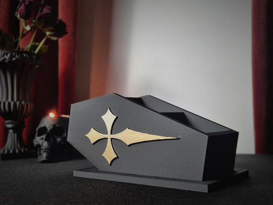 Gothic Coffin Makeup Organiser, Goth Makeup Box, 3D-PRINTED