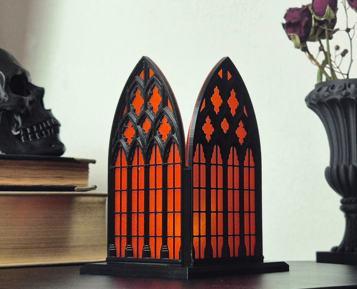 Gothic Window Lantern "Santa Sangre", 3D-PRINTED