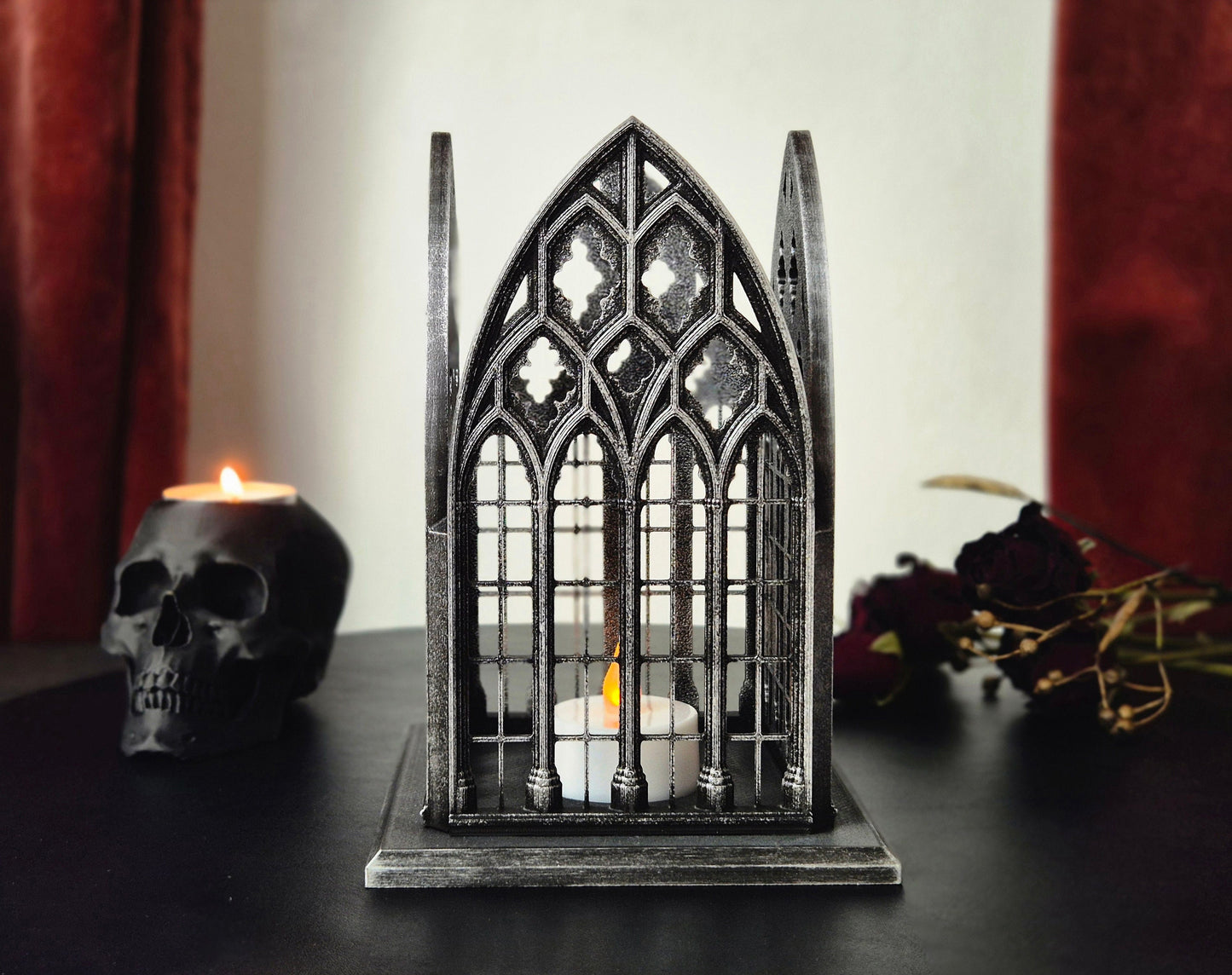 Gothic Window Lantern "Santa Lucia", More Colors, 3D-PRINTED