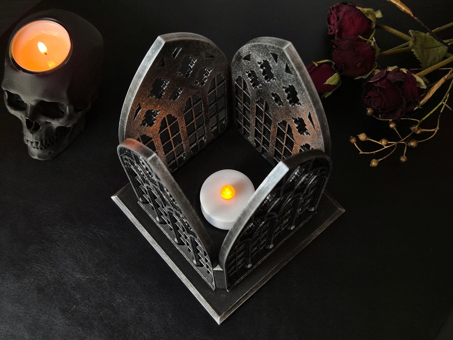 Gothic Window Lantern "Santa Lucia", More Colors, 3D-PRINTED