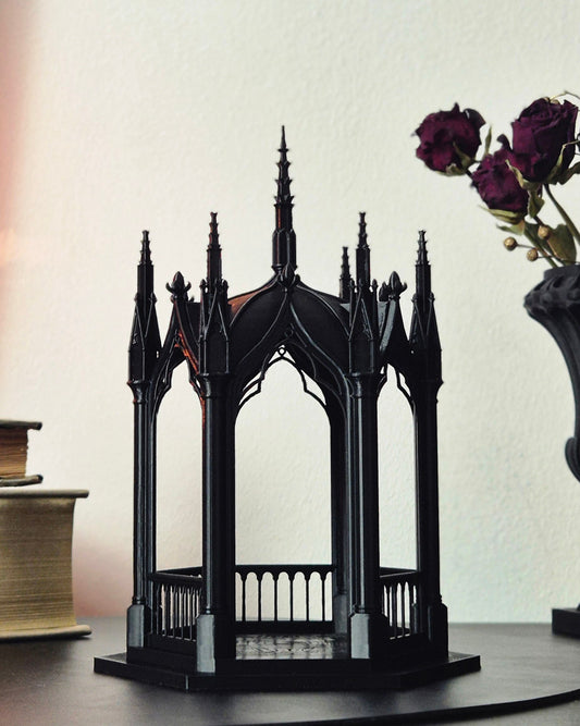 Gothic Lantern, Gothic Tealight Holder, 3D-PRINTED