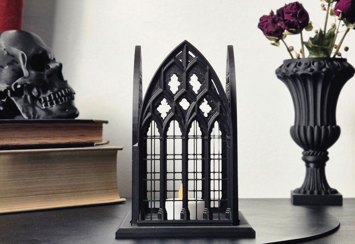 Gothic Window Lantern "Santa Lucia", More Colors, 3D-PRINTED
