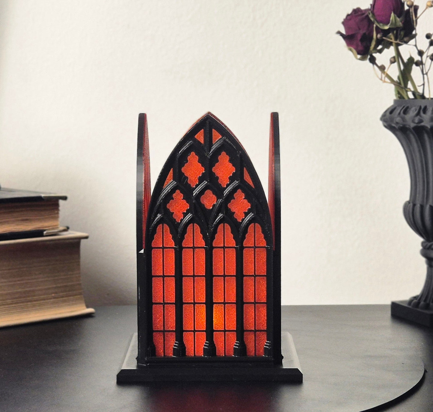 Gothic Window Lantern "Santa Sangre", 3D-PRINTED