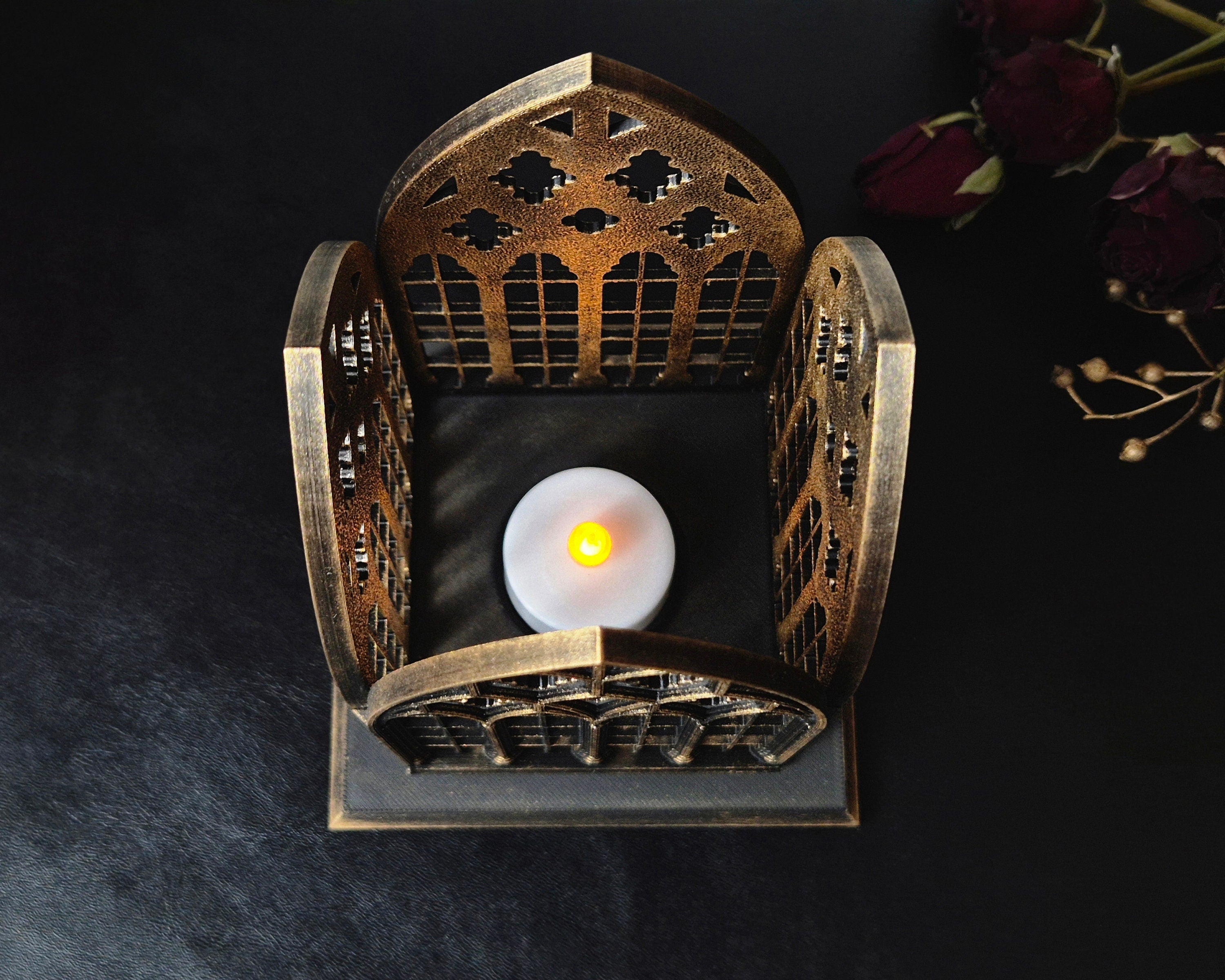 Gothic Window Lantern "Santa Lucia", More Colors, 3D-PRINTED