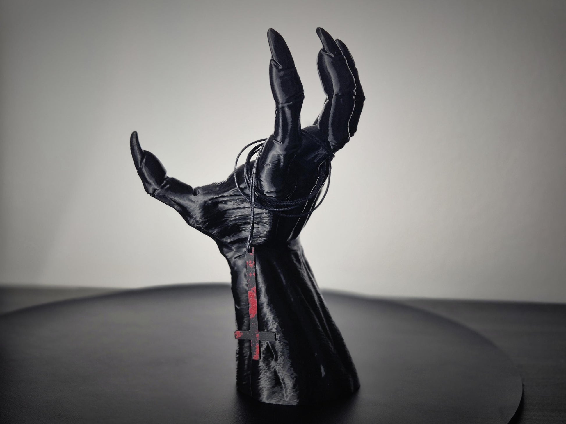Gothic Jewelry Holder, Vampire Hand, Witch Hand Jewelry Stand, Devil Hand Wall Decor, Gothic Necklace Headphone Holder, Goth Gift, 3D-PRINT