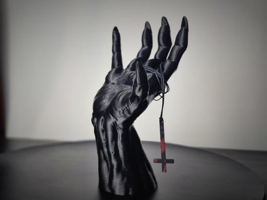Gothic Jewelry Holder, Vampire Hand, Witch Hand Jewelry Stand, Devil Hand Wall Decor, Gothic Necklace Headphone Holder, Goth Gift, 3D-PRINT