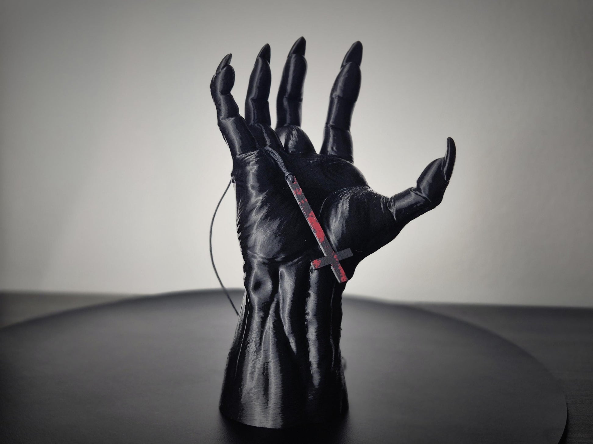 Gothic Jewelry Holder, Vampire Hand, Witch Hand Jewelry Stand, Devil Hand Wall Decor, Gothic Necklace Headphone Holder, Goth Gift, 3D-PRINT