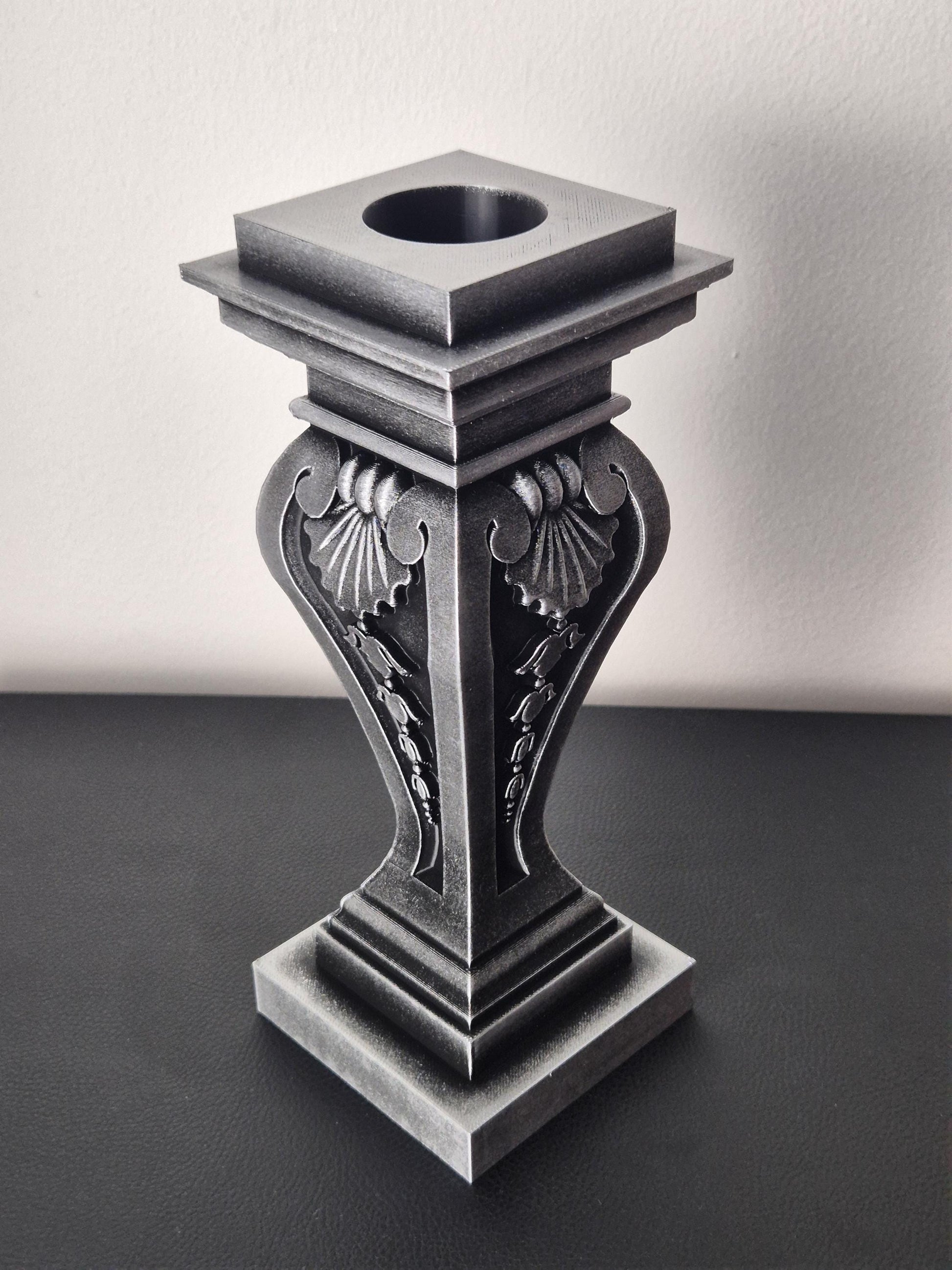 Gothic vase "Bacchante", Baroque vase, Victorian vase, Dried flowers vase, 3D-PRINTED