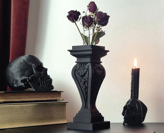 Gothic vase "Bacchante", Baroque vase, Victorian vase, Dried flowers vase, 3D-PRINTED
