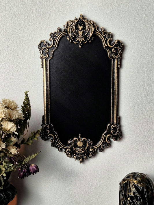 Gothic Victorian Vampire Bat Photo Frame, Macabre Frame, Gothic Wall Decor, Baroque Wall Art, Goth Wall Gallery, Goth Gift, 3D-PRINTED