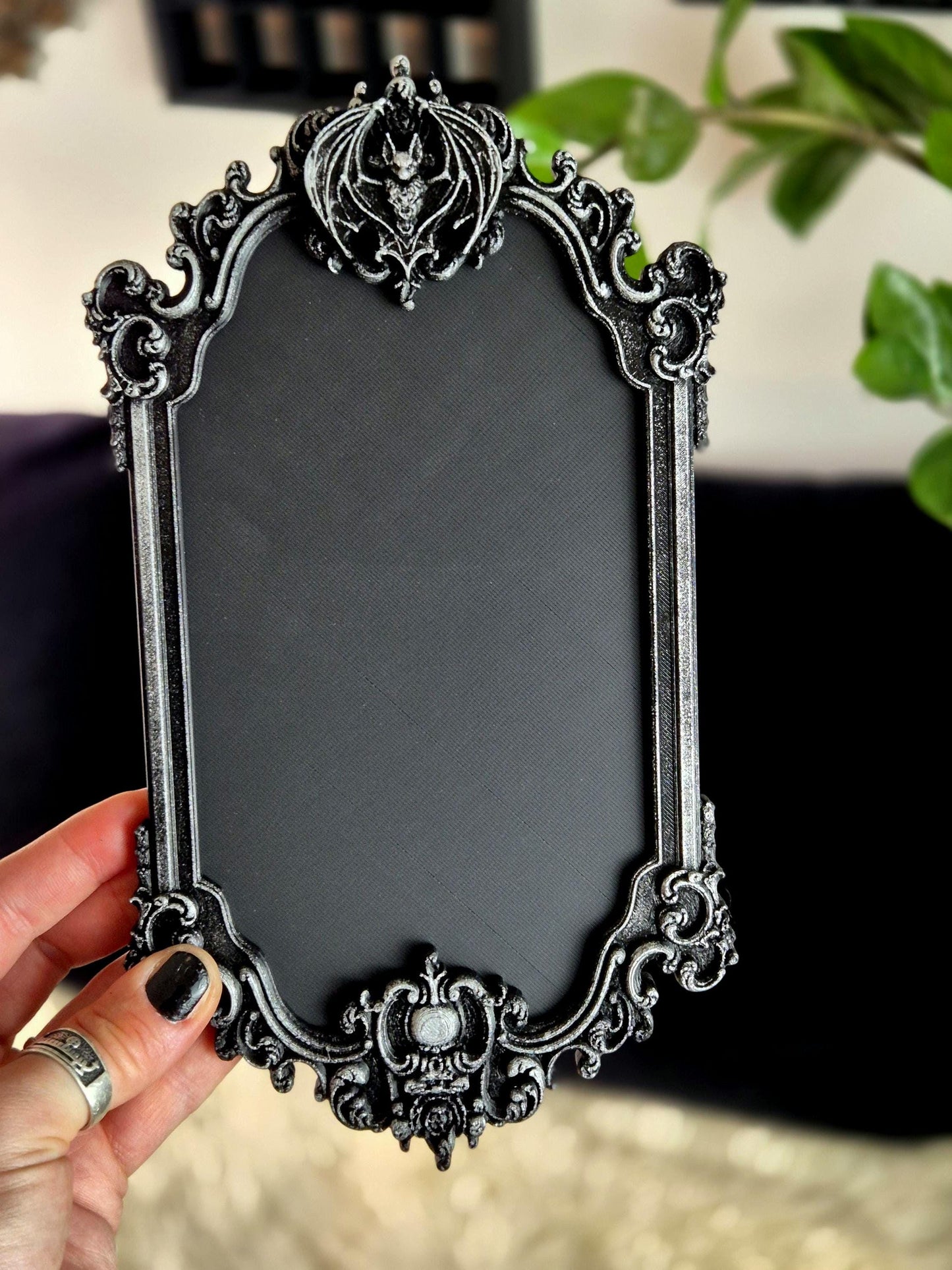 Gothic Victorian Vampire Bat Photo Frame