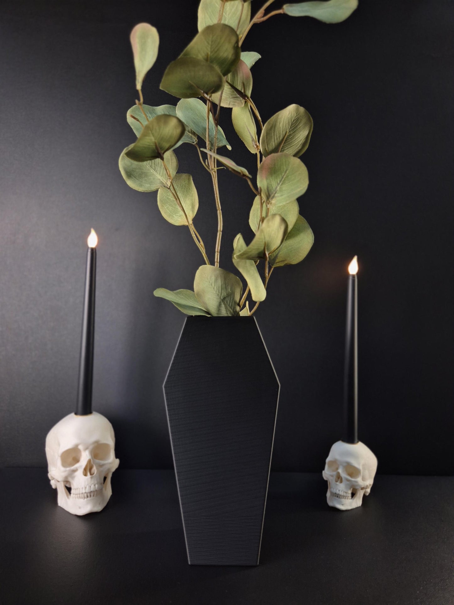 Coffin Vase for Dried Flowers