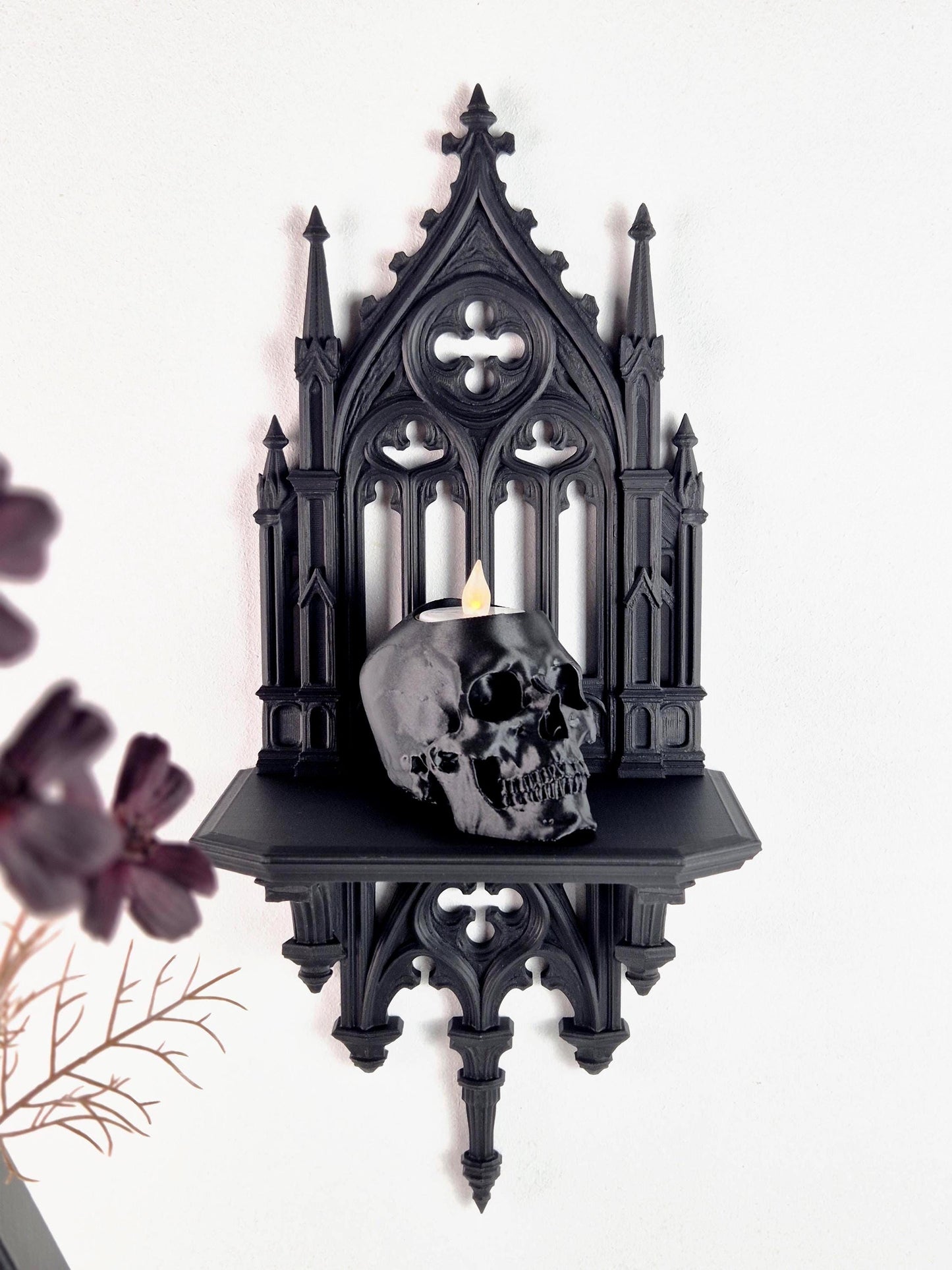 Gothic Cathedral Wall Shelf