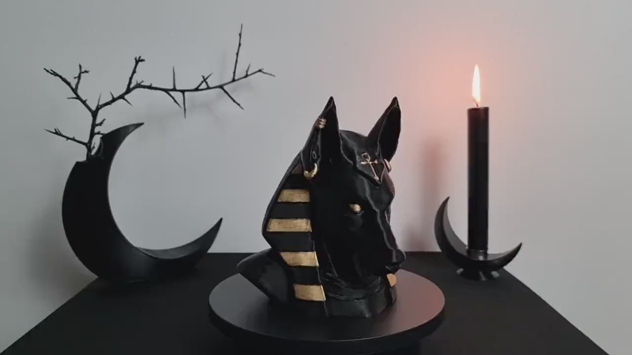 Anubis God of Death Sculpture, Anubis Statue, Egyptian God Anubis, Anubis God of Death, Egyptian Deities, Ancient Egypt Statue, 3D-PRINTED