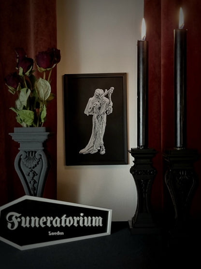 Framed Picture "Death the Avenger", 3D-PRINTED