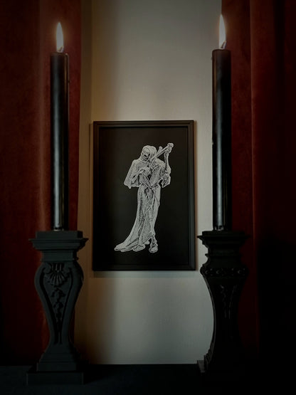 Framed Picture "Death the Avenger", 3D-PRINTED