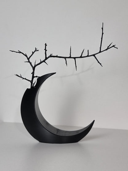 Set of Lunar Vase + 2 Lunar Candle holder