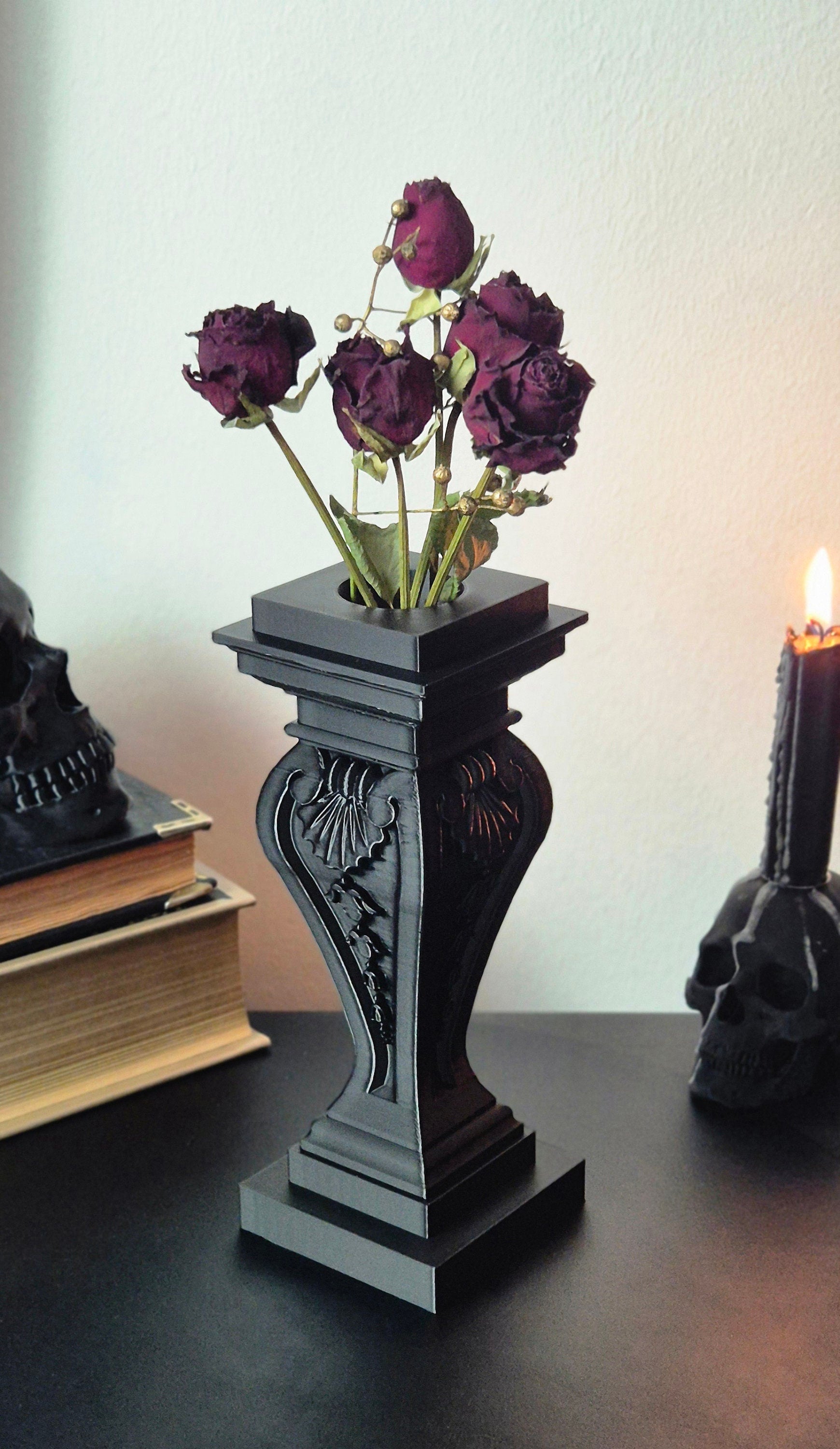 Victorian Gothic Vase "Bacchante"