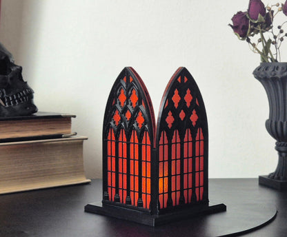 Gothic Window Lantern "Santa Sangre", 3D-PRINTED