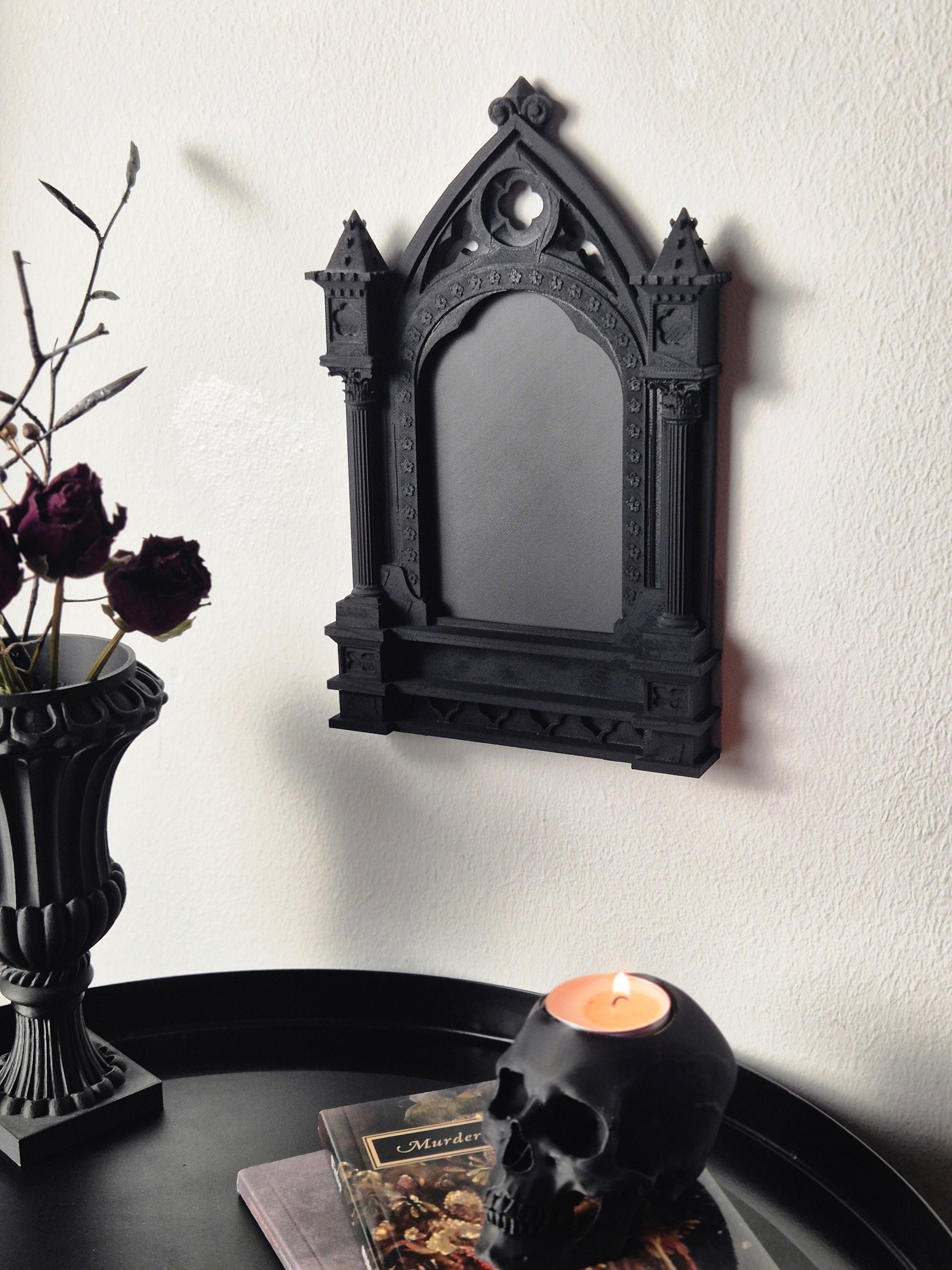 Gothic Photo Frame, Victorian Frame, Gothic Standing Frame, Medieval Frame, Baroque Hanging Frame, 3D-PRINTED