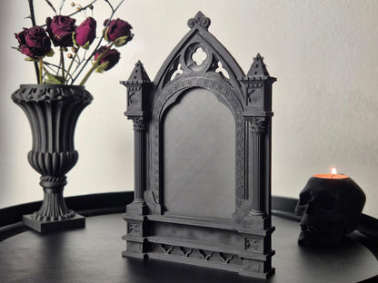 Gothic Photo Frame, Victorian Frame, Gothic Standing Frame, Medieval Frame, Baroque Hanging Frame, 3D-PRINTED