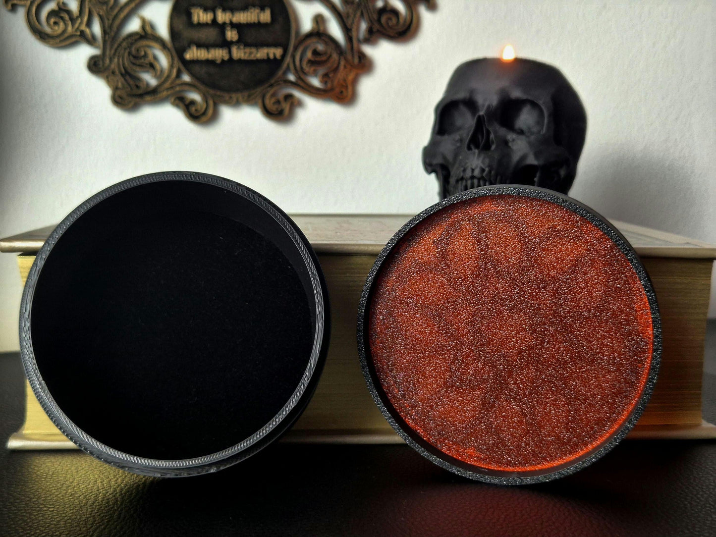 Gothic Jewelry Box "Santa Sangre", Cathedral Rose Window, 3D-PRINTED