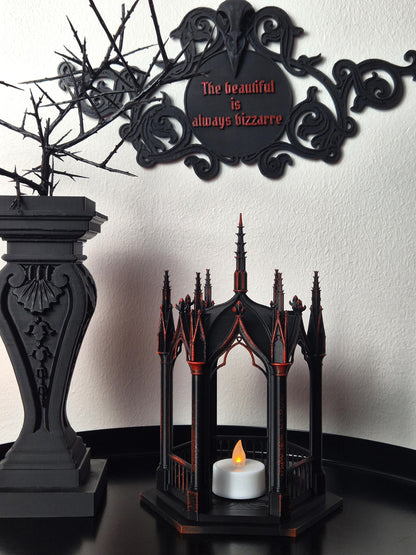 Gothic Tealight Holder "Tristessa"