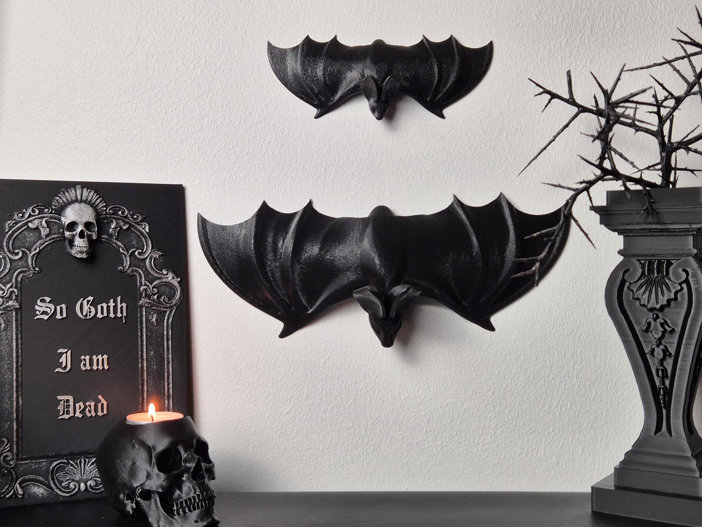 Gothic Gallery Wall Filler/Bat Wall Decoration