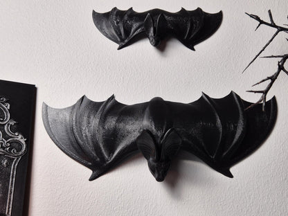 Bat Wall Decoration, Gothic Wall Hanging Bat, Gothic Gallery Wall Filler, Gothic Furniture Applique,Bat Onlay, Furniture accent,3D-PRINTED