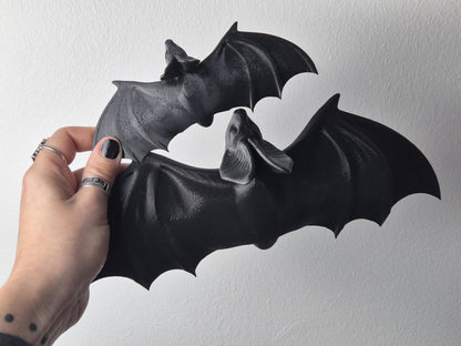 Bat Wall Decoration, Gothic Wall Hanging Bat, Gothic Gallery Wall Filler, Gothic Furniture Applique,Bat Onlay, Furniture accent,3D-PRINTED