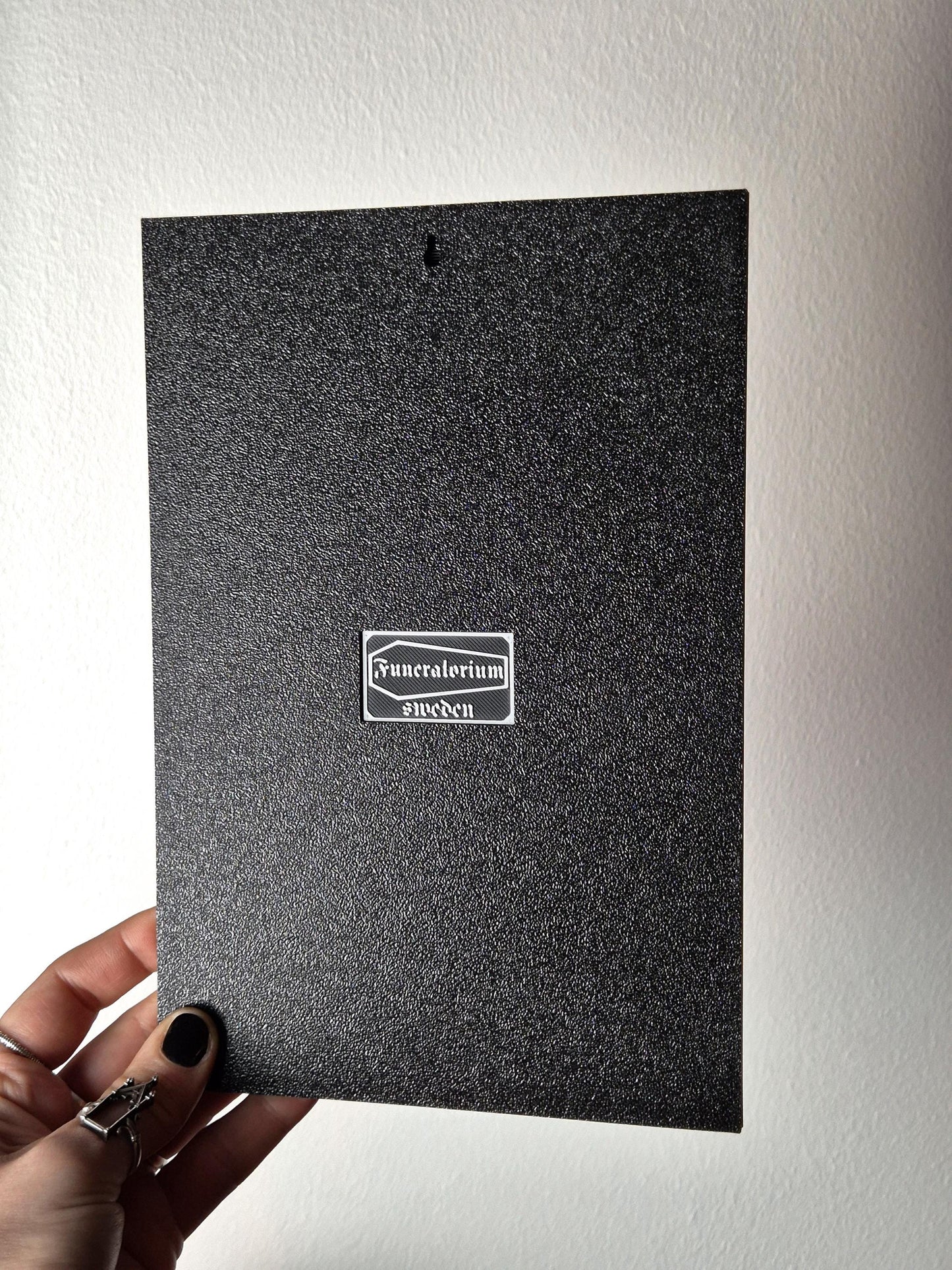 Gothic Skull Wall Plaque "So Goth I am Dead"