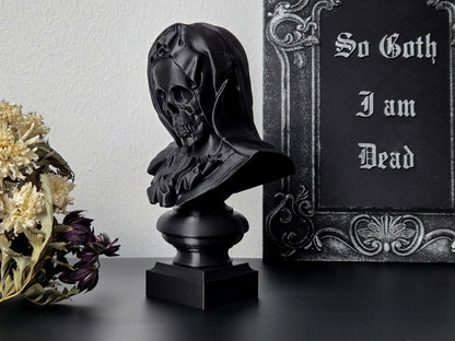 Santa Muerte Bust Sculpture