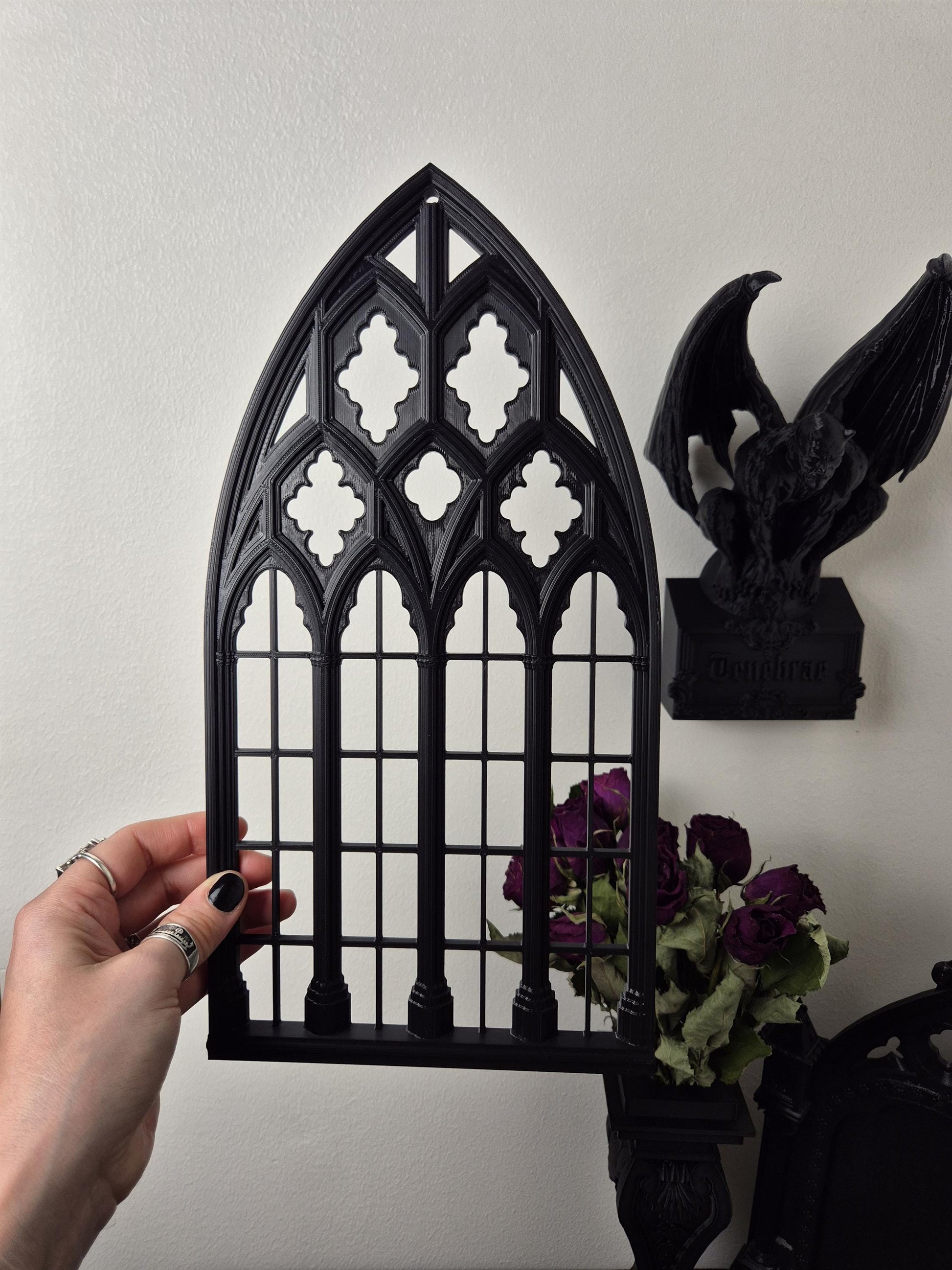 Gothic Window Hanging "Santa Lucia"