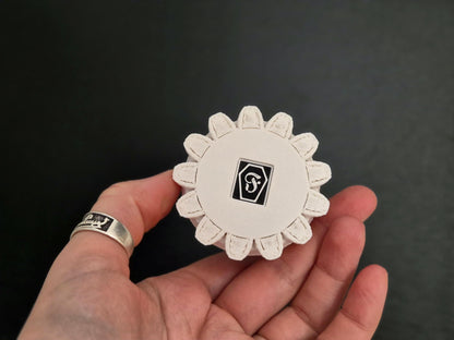 Gothic Tea Light Candle Holder "13 Skulls"