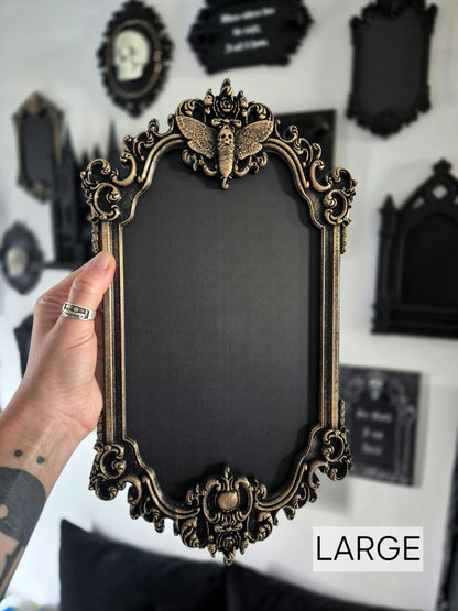 Gothic Victorian Death Moth Photo Frame