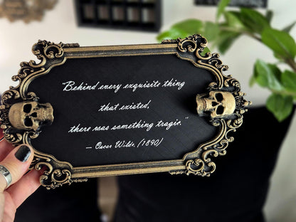 Gothic Victorian Quote Sign