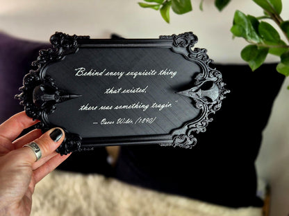 Gothic Victorian Quote Sign